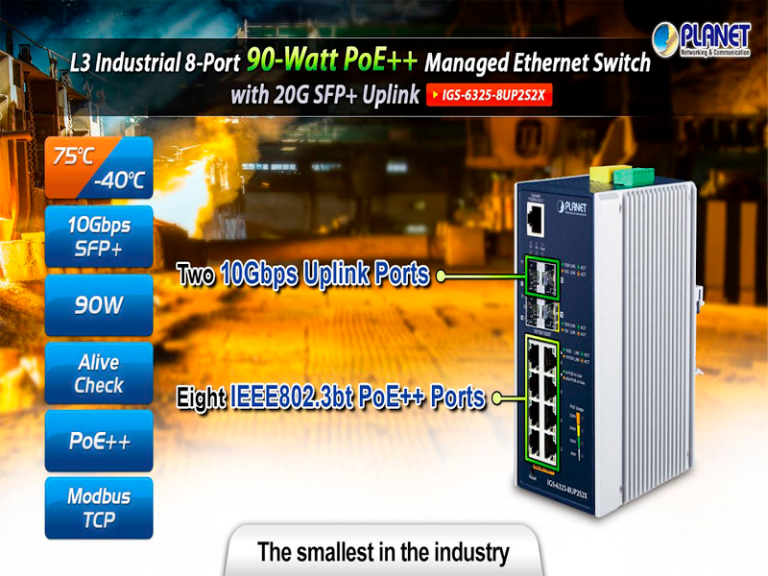 ¿Qué hace especiales a los switches y equipos activos PLANET?