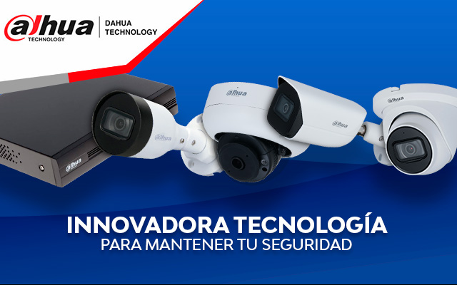 Cámara de vigilancia marca Dahua en Cancún