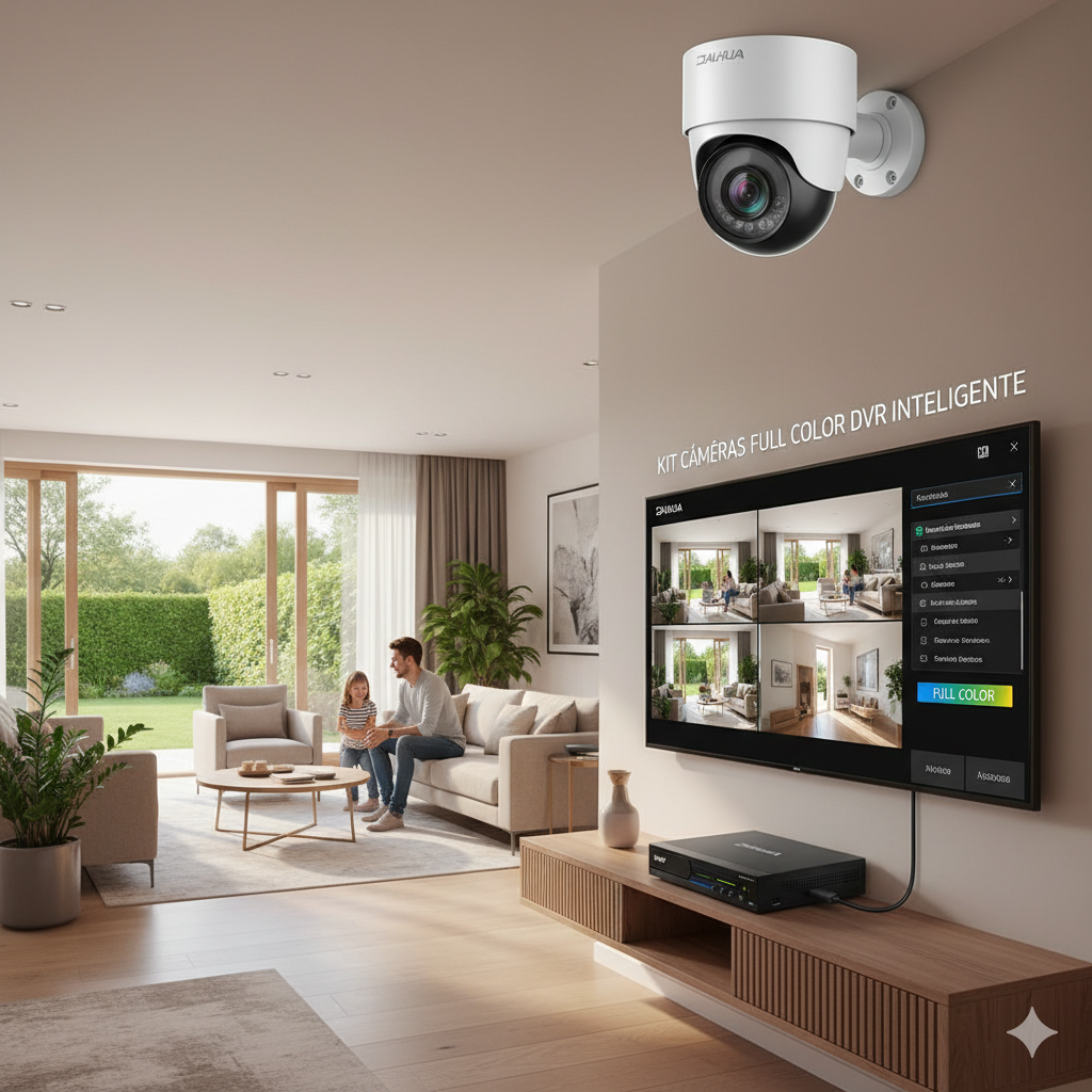 Kit de Cámaras Full Color Dahua con DVR Inteligente en venta en Riviera Maya