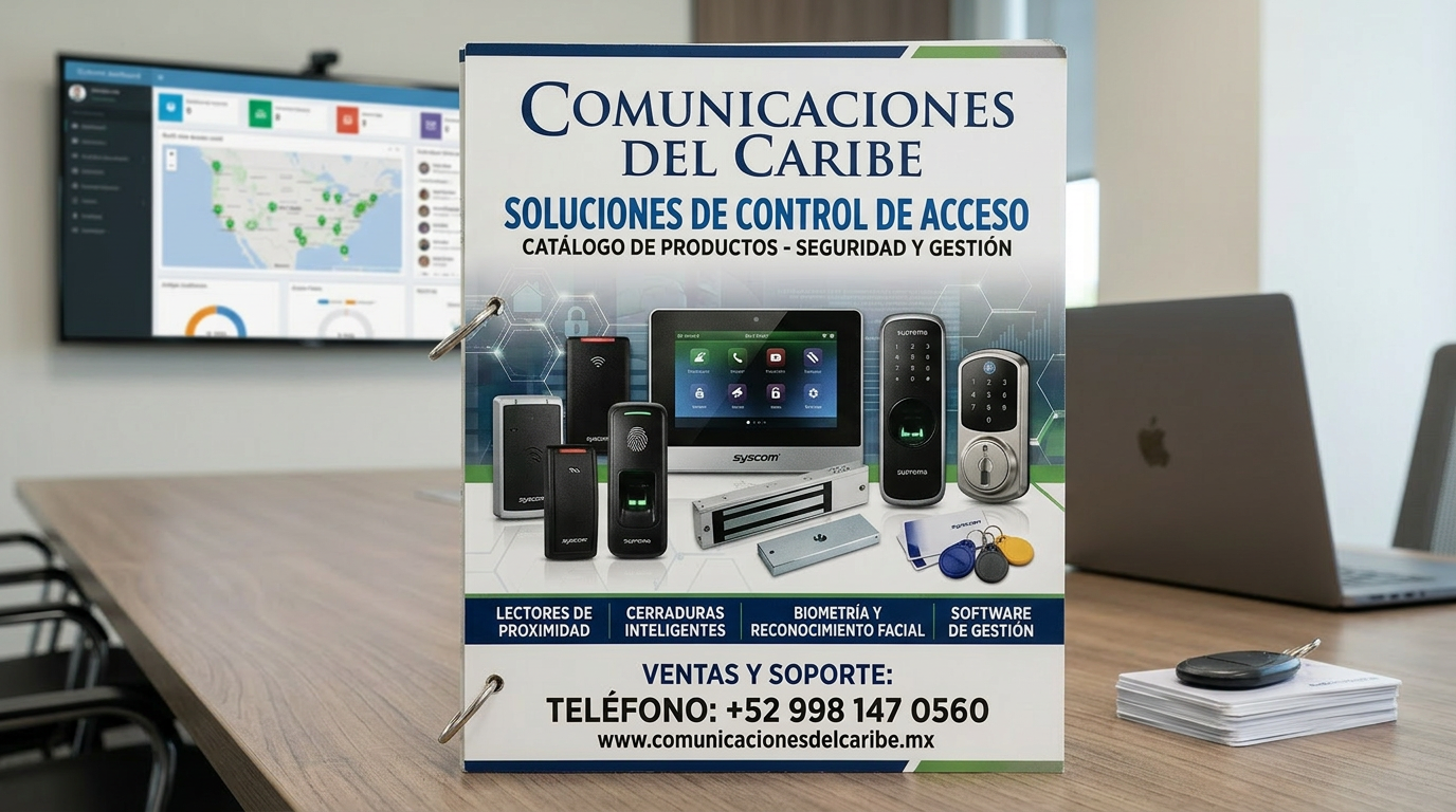 control de acceso catalogo cominicaciones del caribe