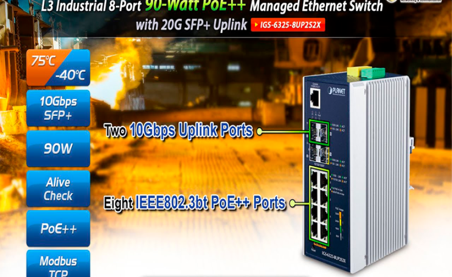 ¿Qué hace especiales a los switches y equipos activos PLANET?